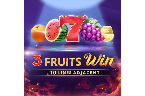3 Fruits Win 10 Lines Adjacent